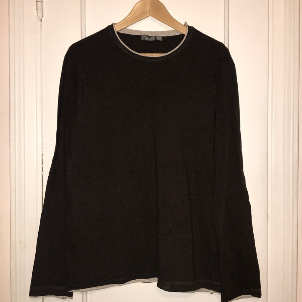 Apt 9 • Brown Long Sleeve Tee • M